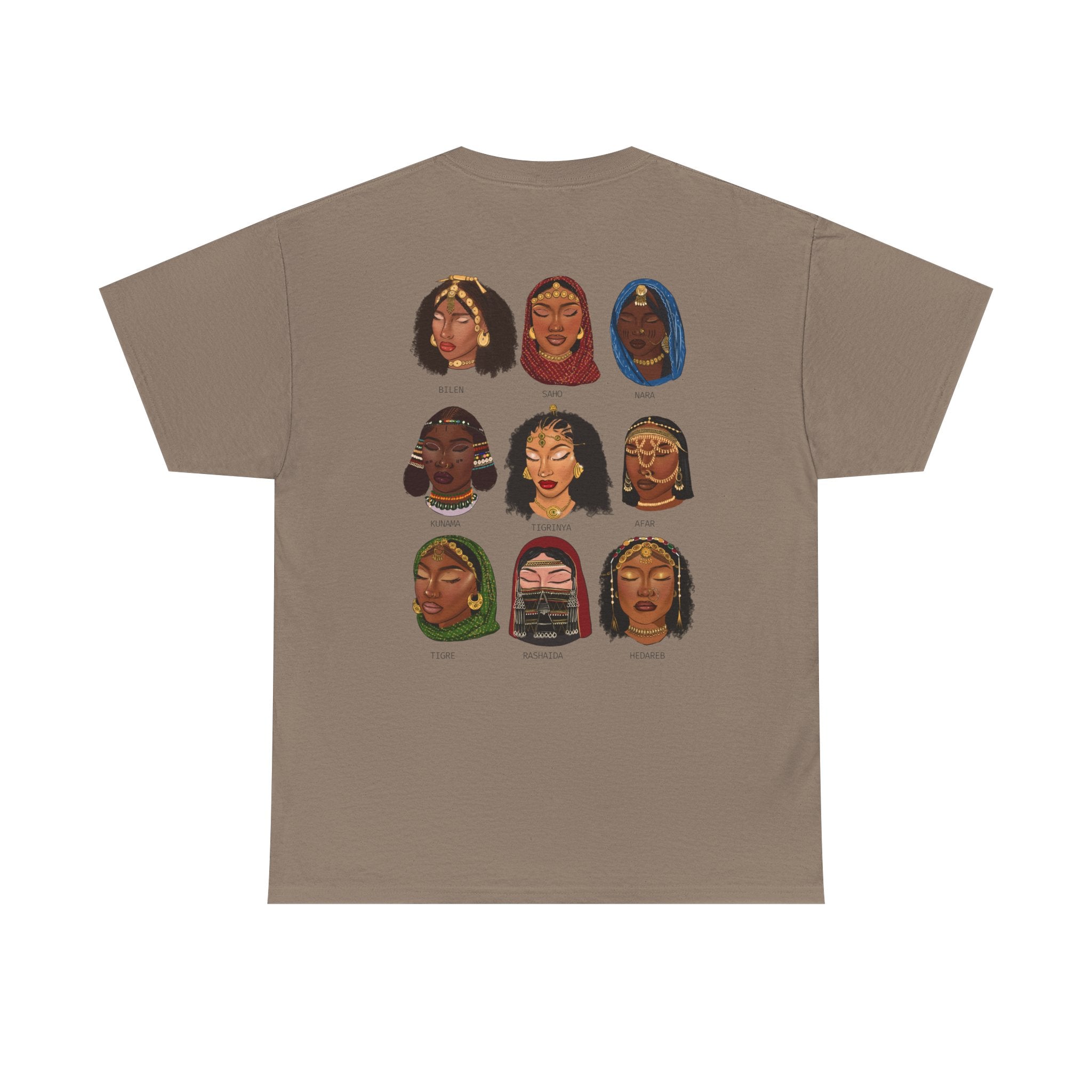 Eritrea Tribes - Unisex Heavy Cotton Tee